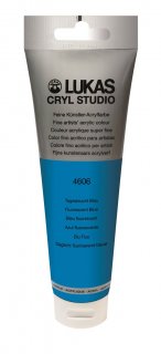 Lukas Cryl Studio Tagesleuchtfarbe Blau 125 ml