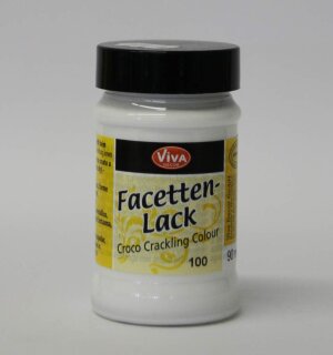 Facettenlack 90 ml weiss