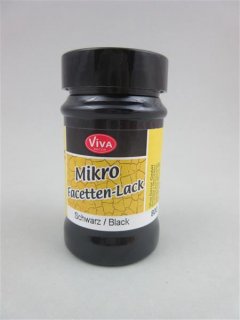 Facettenlack Micro schwarz 90 ml