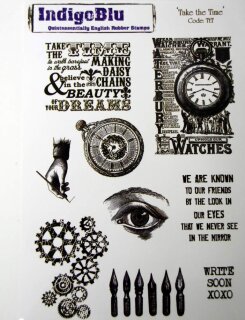 Stempel Good Times Serie Indigo Blu von Kay Halliwell-Sutton