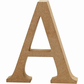 Holzbuchstabe A 8 cm MDF
