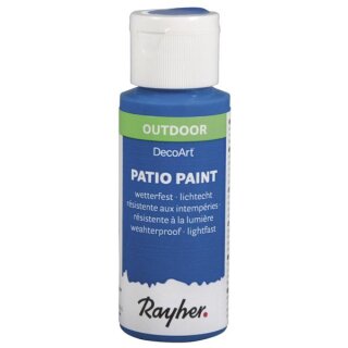 Outdoorfarbe azurblau 59 ml Patio Paint