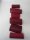 Dekohölzer rot mit Lochbohrung für Girlanden, Tüte mit 350 g Inhalt