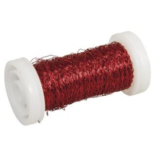 Effektdraht in rot, 60 m
