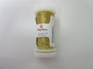 Effektdraht in gold, 60 m