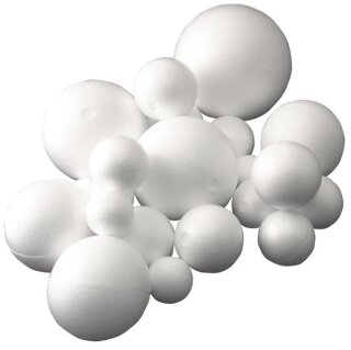 Styroporkugeln Mischpackung 4cm, 5cm, 6cm, 7cm