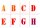 Schablonen Set Alphabet & Zahlen, 5 teilig DIN A4