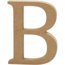 Holzbuchstabe "B" 8 cm  MDF