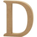 Holzbuchstabe D 8 cm MDF