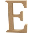 Holzbuchstabe E 8 cm MDF