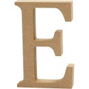 Holzbuchstabe "E" 8 cm  MDF