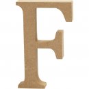 Holzbuchstabe "F" 8 cm  MDF