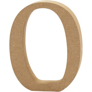 Holzbuchstabe O 8 cm MDF