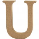 Holzbuchstabe "U" 8 cm  MDF