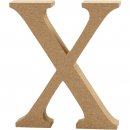 Holzbuchstabe "X" 8 cm  MDF