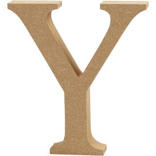 Holzbuchstabe Y 8 cm MDF