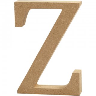 Holzbuchstabe "Z" 8 cm  MDF
