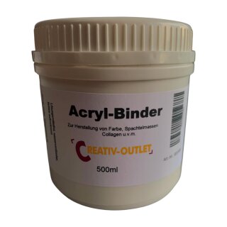 Acrylbinder Kunstharzbinder Hawetol Hausmarke 0,5 l
