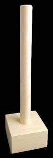 Sockel mit Holzstab II.Wahl