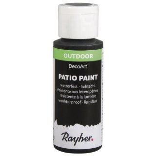 Outdoorfarbe schwarz 59 ml Patio Paint