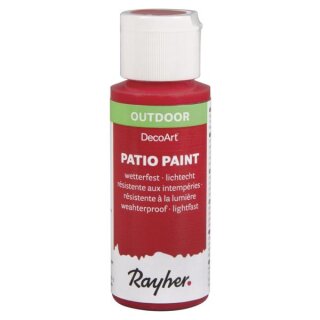 Outdoorfarbe kirschrot 59 ml Patio Paint
