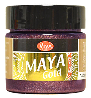 Aubergine 45ml von Maya Gold Viva Decor