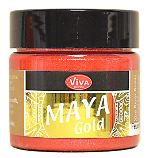 Feuerrot 50 ml von Maya Gold Viva Decor