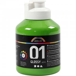 A Color Acrylfarbe Glossy grün 500 ml