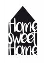 Schablone Home Sweet Home Haus A4 Viva