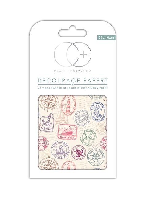 Decoupage-Papier Wildblumen Wiese – 3 Bögen Für Kreative Bastelprojekte