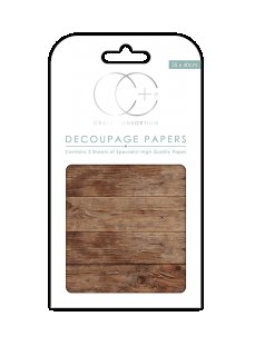 3er Set Decoupage Papier Cotswold Cottage 35x40 cm