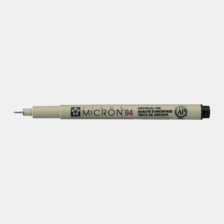 Fineliner Pigma Micron 0.4 Tuschestift schwarz