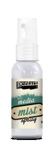 Media Mist Acryl Effektspray pearl white 50 ml
