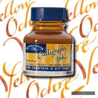 W&N Calligraphy Ink gelbocker 30ml