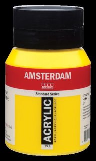 Amsterdam Acrylfarbe 500 ml Transparentgelb mittel 272