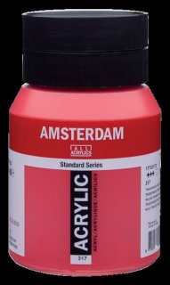 Amsterdam Acrylfarbe 500 ml Transparentrot Mittel 317