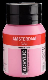 Amsterdam Acrylfarbe 500 ml Chinacridonrosa hell 385