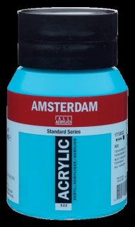 Amsterdam Acrylfarbe 500 ml Türkisblau 522