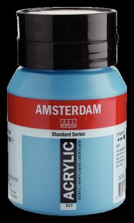 Amsterdam Acrylfarbe 500 ml Königsblau 517