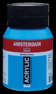 Amsterdam Acrylfarbe 500 ml Manganblau 582