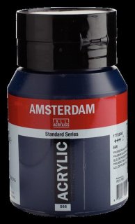Amsterdam Acrylfarbe 500 ml Preussischblau 566