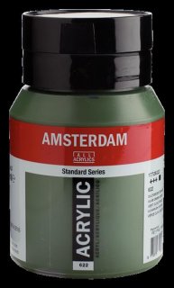 Amsterdam Acrylfarbe 500 ml Olivgrün dunkel 622