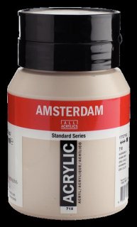Amsterdam Acrylfarbe 500 ml Warmgrau 718