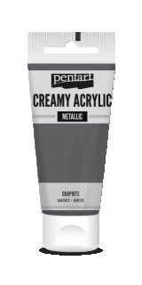 Pentart Creamy Metallic 60 ml Graphit
