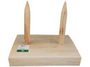 Skulpturenständer Holz natur 30x20 cm