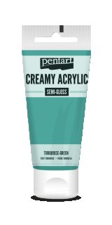 Pentart Creamy Acrylic Semi Gloss Türkis 60 ml
