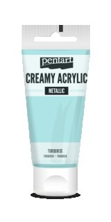 Pentart Creamy Metallic 60 ml Türkis