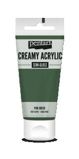 Pentart Creamy Acrylic Semi Gloss Piniengrün 60 ml