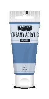Pentart Creamy Metallic 60 ml Blau