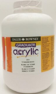 Daler Rowney Graduate Acrylic Titanweiß 2,25 L